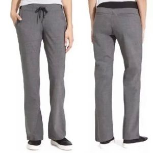 NWOT Athleta Midtown Trouser Joggers Charcoal Gray Wool Blend Size 10 Tall